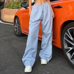 Women's Y2k Pants Parachute Pants